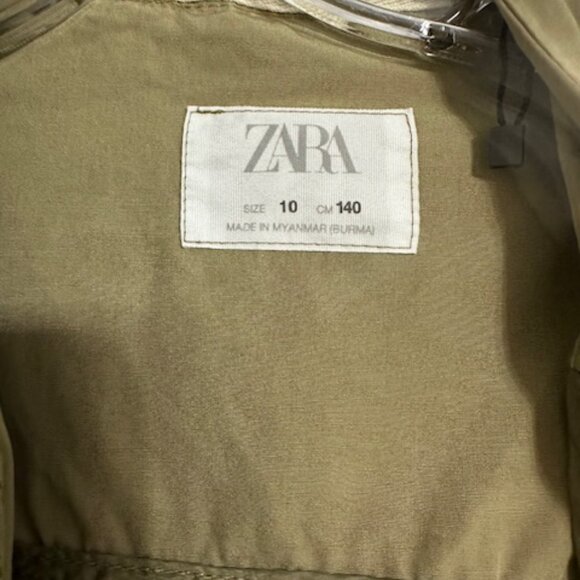 Zara Jacket Women's Green size 10 - Picture 3 of 5